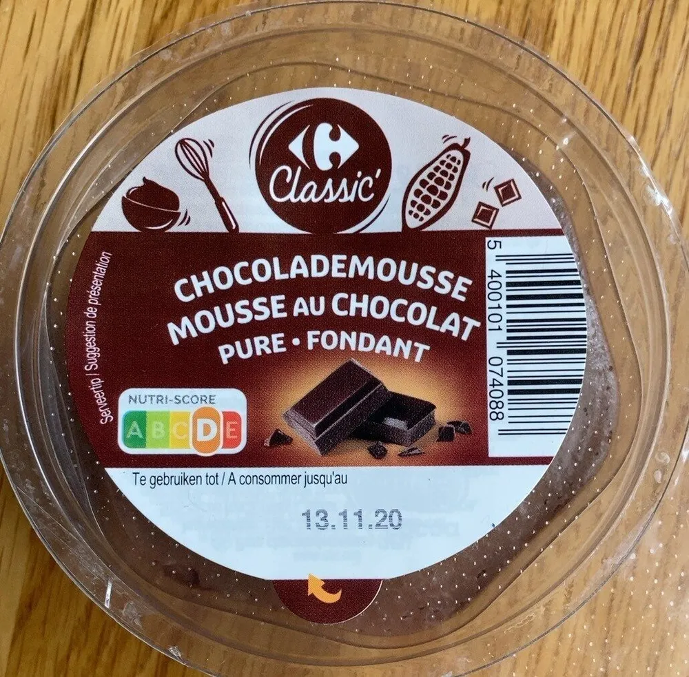 Carrefour Classic' Mousse au Chocolat Noir