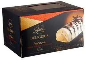 Carrefour Selection Delicious Bûche Vanille-Caramel-Noix de Pécan