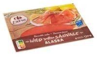 Carrefour Extra Saumon Fumé Wild Sauvage Alaska 6 Tranches