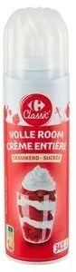 Carrefour Classic' Crème Entière Sucrée