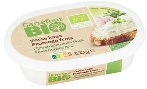 Carrefour Bio Fromage Frais Fines Herbes & Ail