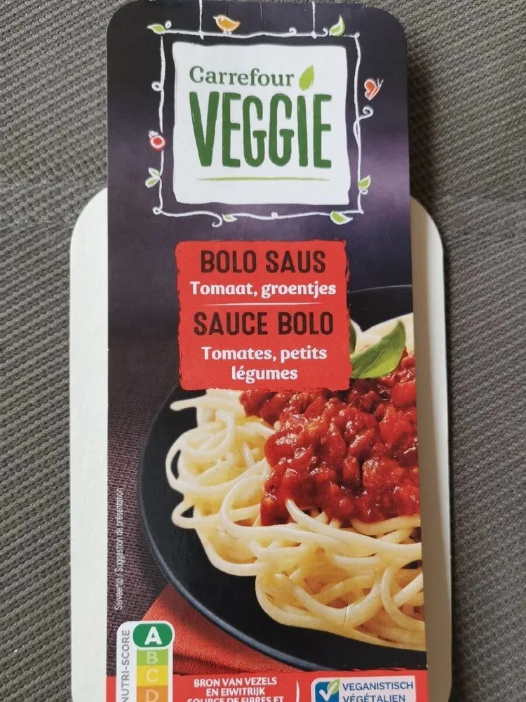 Sauce bolo tomates, petits légumes