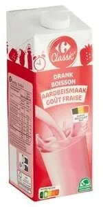 Car lait fraise brik