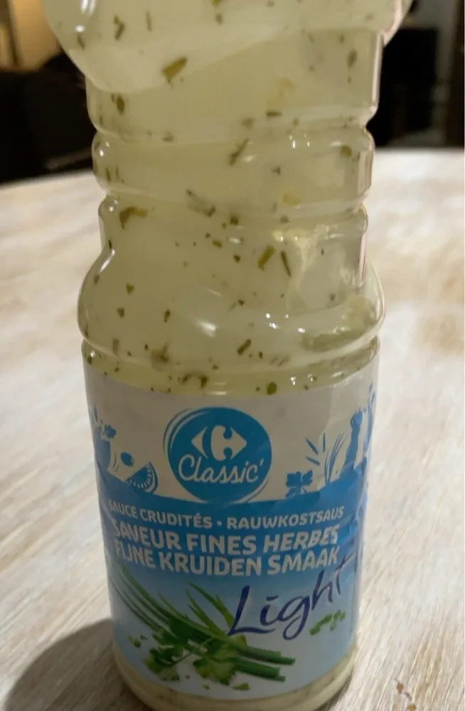 Sauce cruditès light
