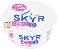 Carrefour Sensation Skyr Myrtille 0% M.G.