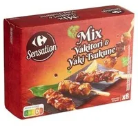 Carrefour Sensation Mix Yakitori & Yaki Tsukune 8 Pièces