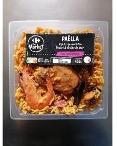 Carrefour The Market Traiteur World Paëlla Poulet Fruits de Mer