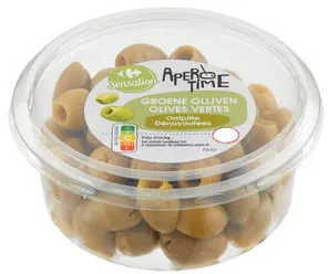 Carrefour Sensation Apero Time Olives Vertes Dénoyautées