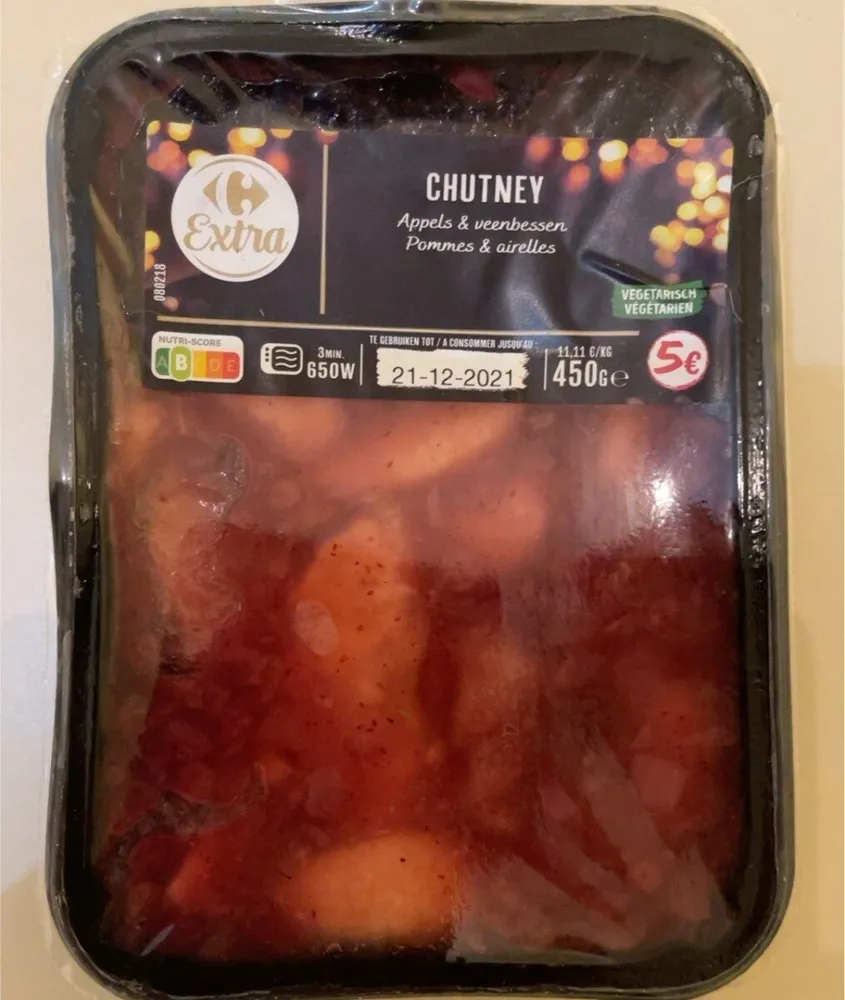 CHUTNEY pommes et airelles