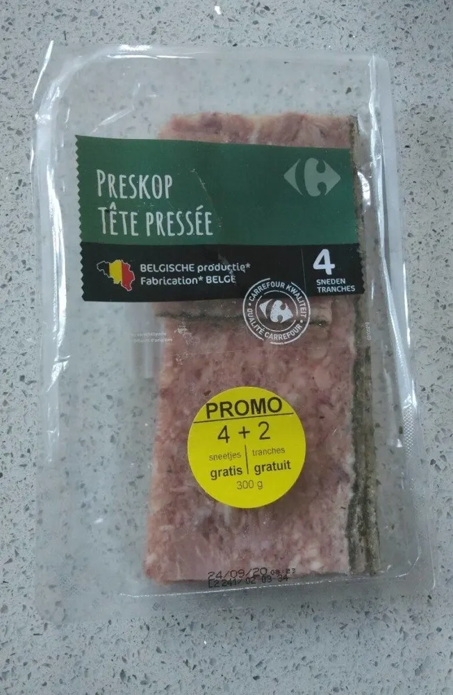 Tête pressée