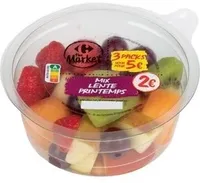 Carrefour Mix Fruits Ananas, Melon Cantaloup, Pomme, Myrtille