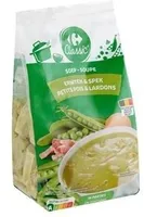 Carrefour Classic' Soupe Petits Pois & Lardons