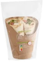 Carrefour Bon Appétit! Wraps Poulet & Crudités Sauce au Curry