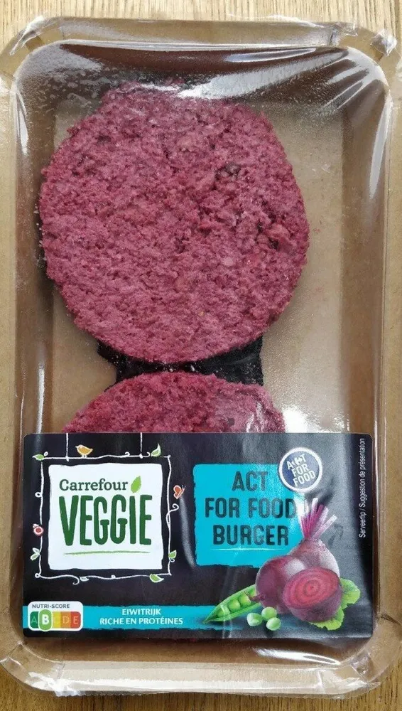 Burger Act for food betterave