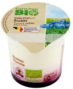 Carrefour Bio Yaourt Entier Myrtille
