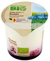 Carrefour Bio Yaourt Entier Myrtille