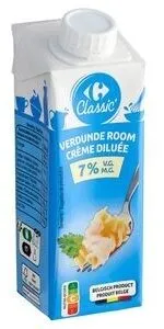 Carrefour Classic' Crème Diluée 7% M.G.