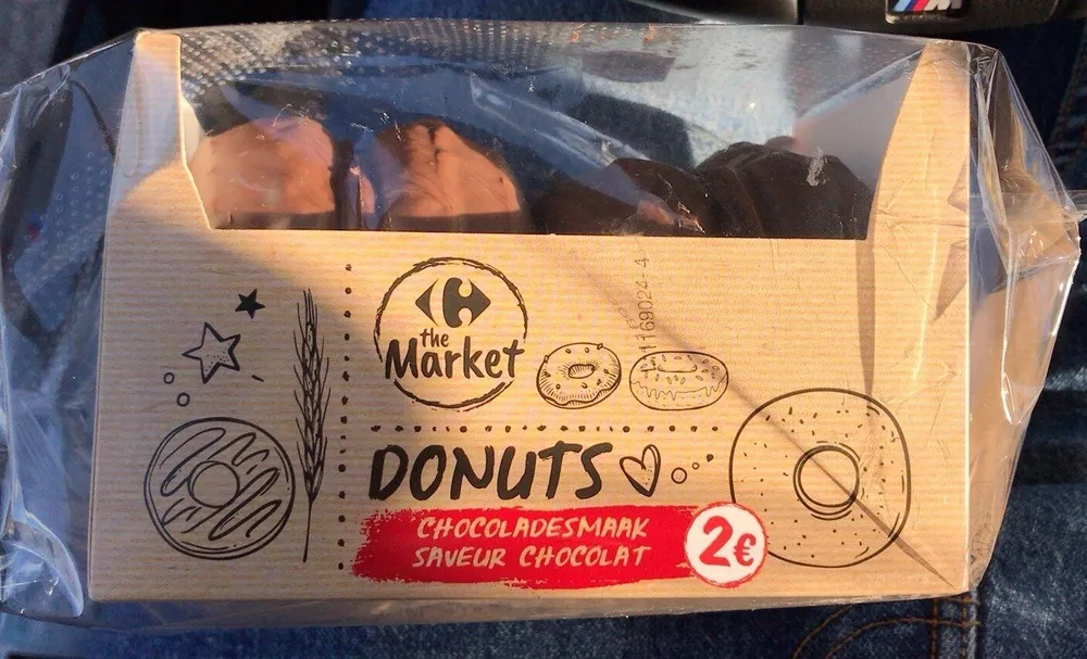 Carrefour Choco Donuts 4pcs