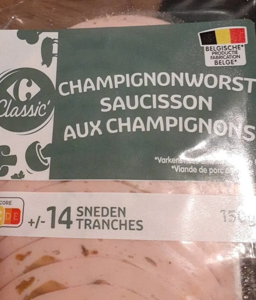 Saucisson champignons