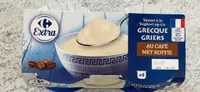 Carrefour Extra Yaourt à la Grecque au Café