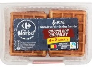 Carrefour The Market Gauffres aux Chocolat Mini 80g 4+2st