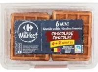 Carrefour The Market Gauffres aux Chocolat Mini 80g 4+2st