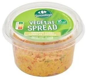 Carrefour Sensation Végétal Préparation Tartinable Curry Légumes