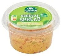 Carrefour Sensation Végétal Préparation Tartinable Curry Légumes