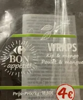 Carrefour Bon Appétit! Wraps Poulet & Mangue