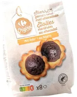 Carrefour Original Etoiles Marbrées Chocolat au Beurre 8 Pièces