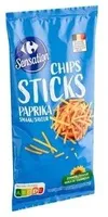 Carrefour Sensation Chips Sticks Paprika Saveur