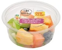 Carrefour Mix Fruits Ananas, Melon Cantaloup, Pomme, Myrtille