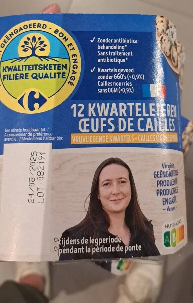 12 Kwarteleieren / Œufs de cailles