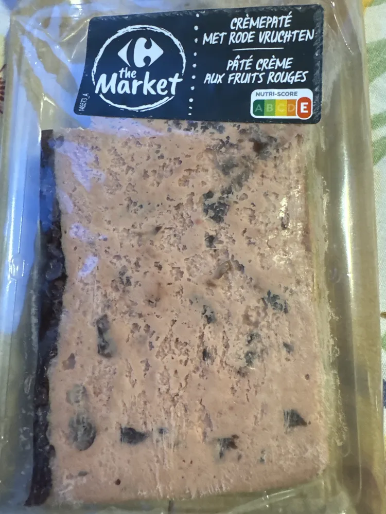 CAR FE Pâté crème aux fruits rouges