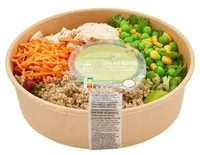 Car salade bowl poulet guacamole
