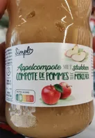 Compote de pomme avec morceaux