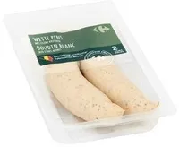 Carrefour Boudin Blanc aux Fines Herbes 2 Pièces