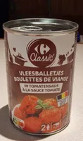 Carrefour Classic' Boulettes de Viande à la Sauce Tomate