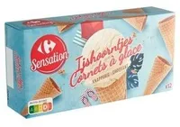 Carrefour Sensation Cornets à Glace Croustillant 12 Pièces