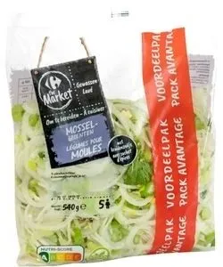 Carrefour Légumes pour Moules avec Sachet d'Épices Pack Avantage