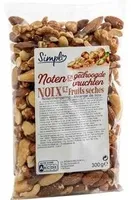 Simpl Noix et Fruits Séchés Mélange de Noix