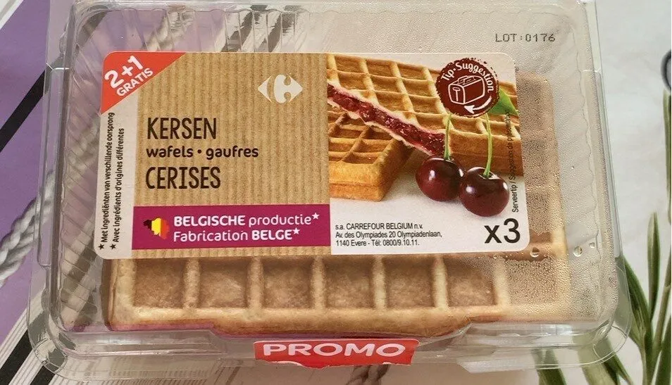 Gaufres cerises