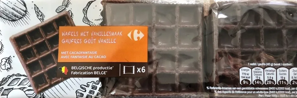 Gaufres gôut vanille