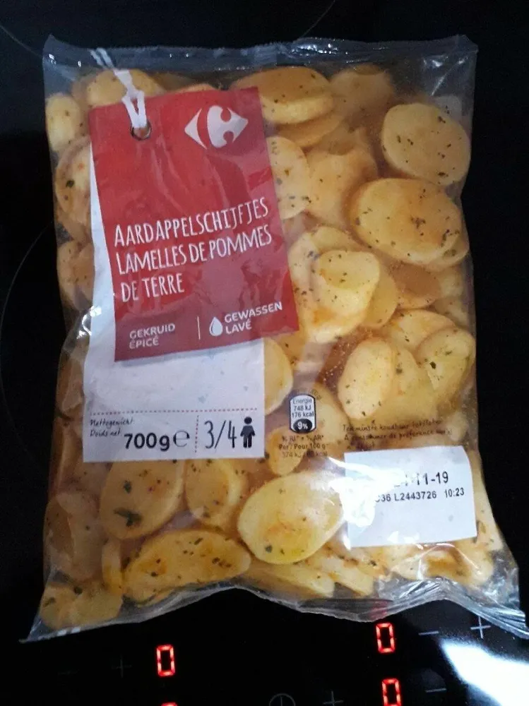 Lamelles de pommes de terre