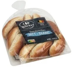 Carrefour The Market Sandwiches Blanc 10 Pièces