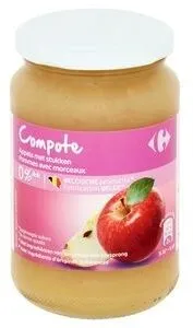 Carrefour Compote Pommes avec Morceaux
