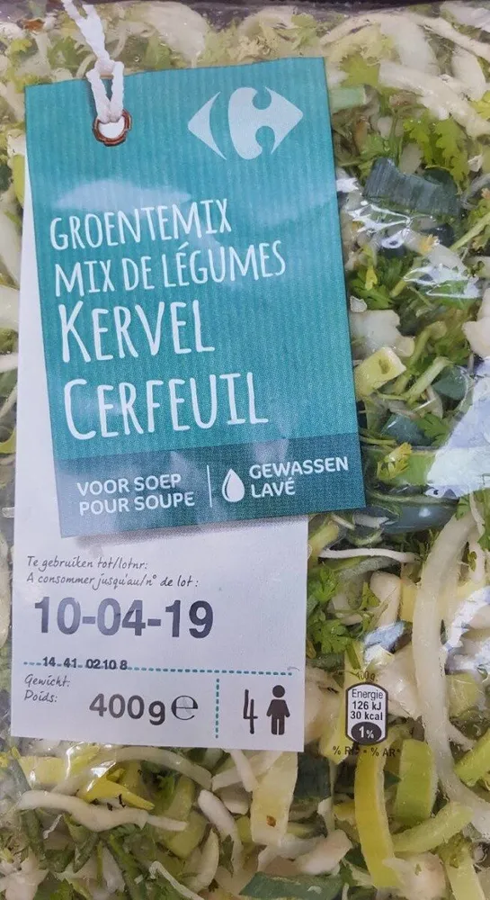 Mix de légumes cerfeuil pour soupe