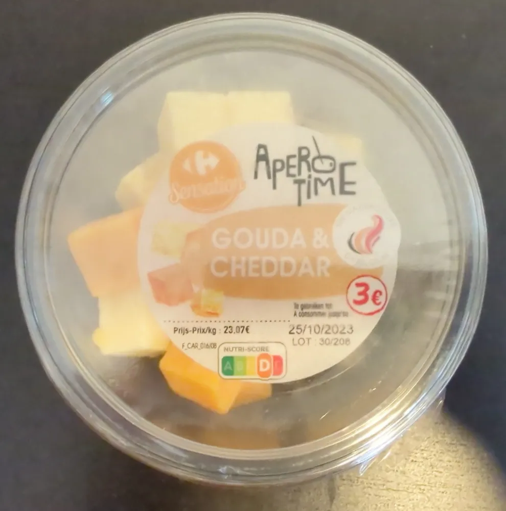 Carrefour Sensation Apero Time Gouda & Cheddar