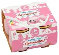 Carrefour Classic' Yaourt Saveur Grenadine Aromatisé