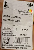 Haché de Porc et Boeuf